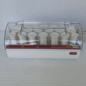 Vidal Sasoon VS321F Electric Hair Rollers Red Pageant Hot Curlers Missing Clips